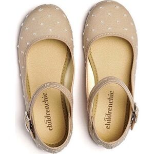 CHILDRENCHIC

Classic Swiss-Dot Mary Janes, Camel sz 33